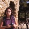 Michelle in the church ruins
